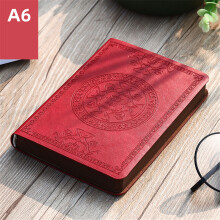 Vintage Leather Notepad Travel Journal Handmade Notebook-Red