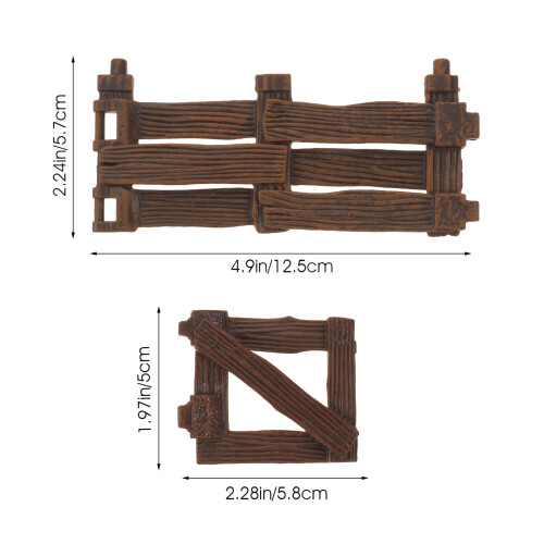 Set Recinzioni In Mini, E Decorazioni Per 1