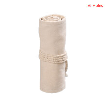 12/24/36/48/72 Holes Canvas Roll Up Pen Curtain Pencil-36 holes