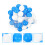 1 Set Palline Ocean Antischianto Decorative Bambino Bambini 2