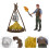 Set Figurine Statiche Per Paesaggio Da Picnic In Miniatura 6