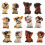 12 Pezzi Cuccioli Animali Realistici Figure 1