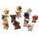 12 Pezzi Cuccioli Animali Realistici Figure 4