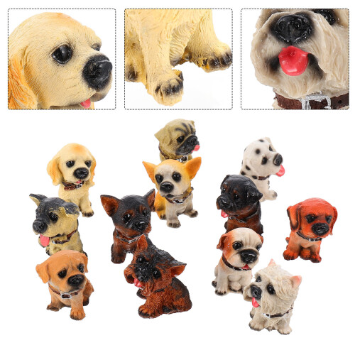 12 Pezzi Cuccioli Animali Realistici Figure 2