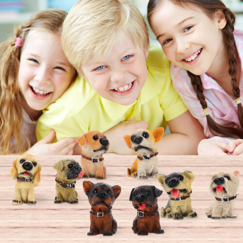 12 Pezzi Cuccioli Animali Realistici Figure 1