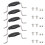 1Set Stevige Keukenpan Handgreep Rvs Met Grip 5