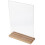 Set Portasegni Da Banco Per Volantini Menù Brochure Display 6