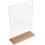 Set Portasegni Da Banco Per Volantini Menù Brochure Display 11