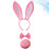 3 Pezzi In 1 Set Accessorio Per A Orecchie Coniglio 5