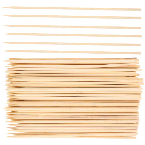 200 Pezzi Spiedini In Bamboo Per Barbecue E Grigliata