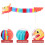 6Sets Kinderen DIY Papier Dragon Speelgoed Set 10