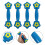 4 Mini Manubri Per Bambini In Acciaio Resistente 7
