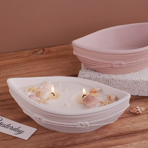 Silicone Jutes Rope Ship Candle Cup Mold High Temperatures 2