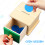 2 Set Giocattoli Montessori In Legno Con Monete E Geometriche 10
