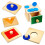2 Set Giocattoli Montessori In Legno Con Monete E Geometriche 5