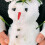 100 Stuks Plasticen Sneeuwman Kerstversiering 5
