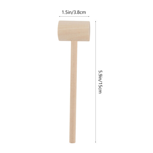 12 Martelli Per Torte In Legno Mini Gavel Giocattoli Creativi 1
