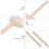 12 Martelli Per Torte In Legno Mini Gavel Giocattoli Creativi 9