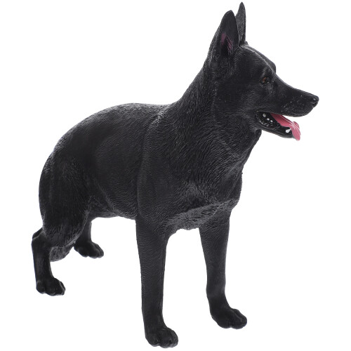 Cane Pastor Tedesco Realistico Statua Animale