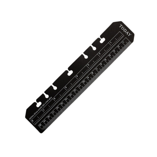 Bookmark Rulers Index Ruler Notebooks Accessories for-Black A5