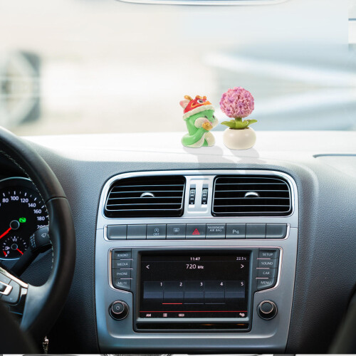 2 Stuks Chinese Dierenriem Figuur Auto Dashboard Decor Met 2