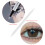 50 Pezzi Testine In Silicone Morbide Per Applicazione Eyeliner Uniforme 7