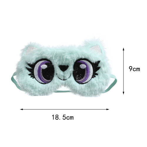 1 Pezzo Maschera Occhi In Peluche 1