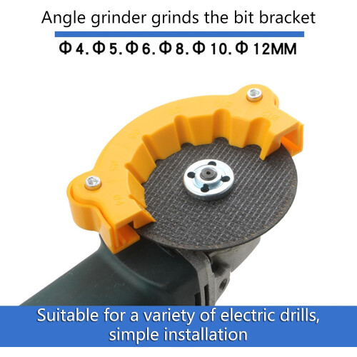 Angle Grinder Bit Sharpener For Accurate Drill Bit Maintenance On Construction Site And  Tasks 2