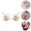 2 Pezzi Clip Scarpe Con E Per Sposa E 5