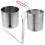 Set Acciaio Per Friggitrice Con Padella E 7