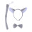 3 Pezzi Costume Adulti Con Orecchie E 1