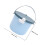 seau de rangement en couvercle pour 2