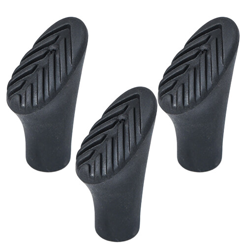 3 Alpenstock Tipbeschermers Rubber Antislip