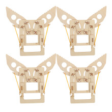 4 Kit Stem Bambini 8-13 Anni: Puzzle 3D In Legno Con