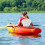 Inflatable Adjustable Canoe Seat  Multipurpose Boat Seat with Backrest 2