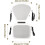 Inflatable Adjustable Canoe Seat  Multipurpose Boat Seat with Backrest 4