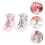 2Paia Mini Alto Per 60 Cm Materiale PU Colorati 11