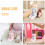 2Paia Mini Alto Per 60 Cm Materiale PU Colorati 8