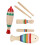 3 Set Strumenti Guiro In Legno Per Bambini Con Bacchette 1