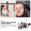Set Per Sopracciglia con Gel Marrone Scuro e 7