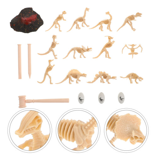 19 Scheletri Giocattoli Archeologici Bambini 2