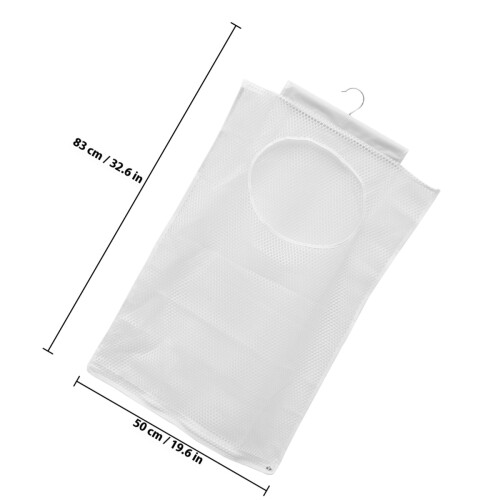 1 Pezzo Borsa A Rete Appesa Per , Organizzatore Bianco E Nero 2