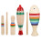 3 Set Strumenti Guiro In Legno Per Bambini Con Bacchette 8