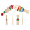3 Set Strumenti Guiro In Legno Per Bambini Con Bacchette 7