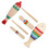 3 Set Strumenti Guiro In Legno Per Bambini Con Bacchette 4