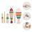 3 Set Strumenti Guiro In Legno Per Bambini Con Bacchette 9