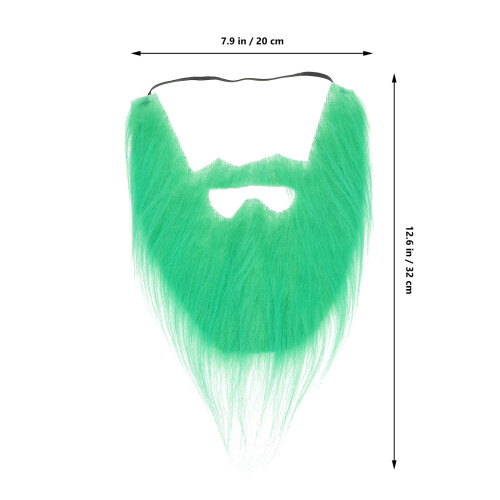 4 Pezzi Cappello Verde Da Folletto San Patrizio Con Barba E 1