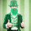 4 Pezzi Cappello Verde Da Folletto San Patrizio Con Barba E 5