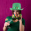 4 Pezzi Cappello Verde Da Folletto San Patrizio Con Barba E 3