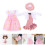1 Set Herbruikbare Pop Jurk Decoratieve Pop Kleding Compacte Popjurk 2